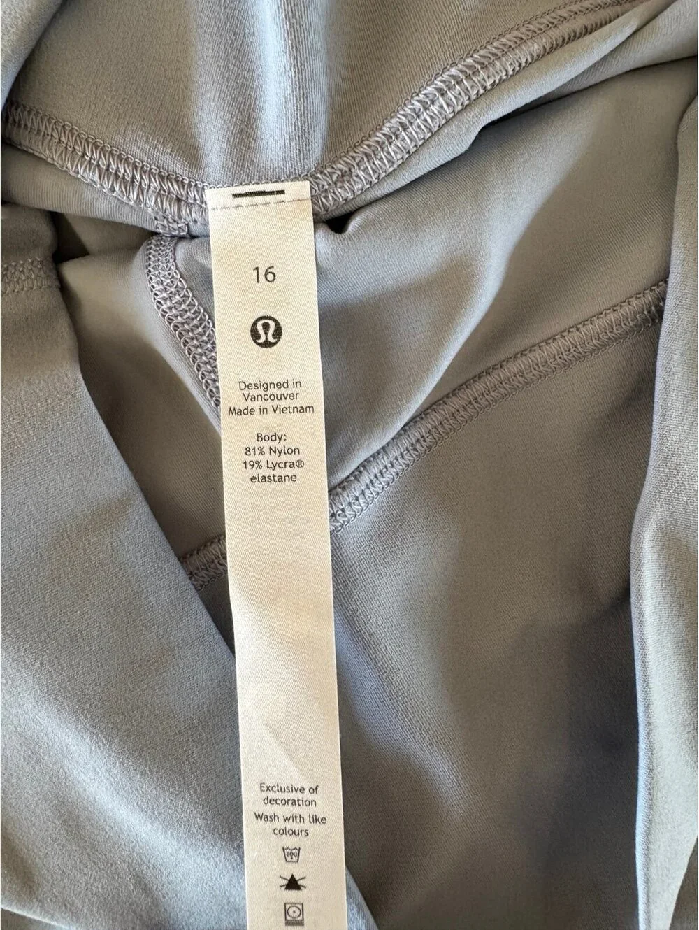 Lululemon Align High Rise 28” Chambray Size 16 NWT